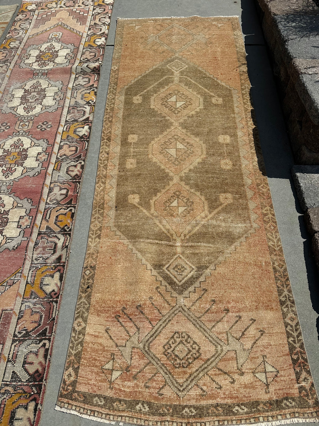 Chocolate & Rust: Vintage Turkish Runner
