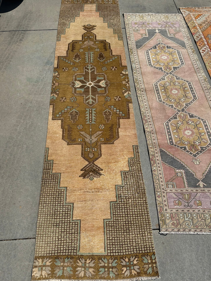 Ochre &amp; Sky: Turkish Vintage Runner - alternate view