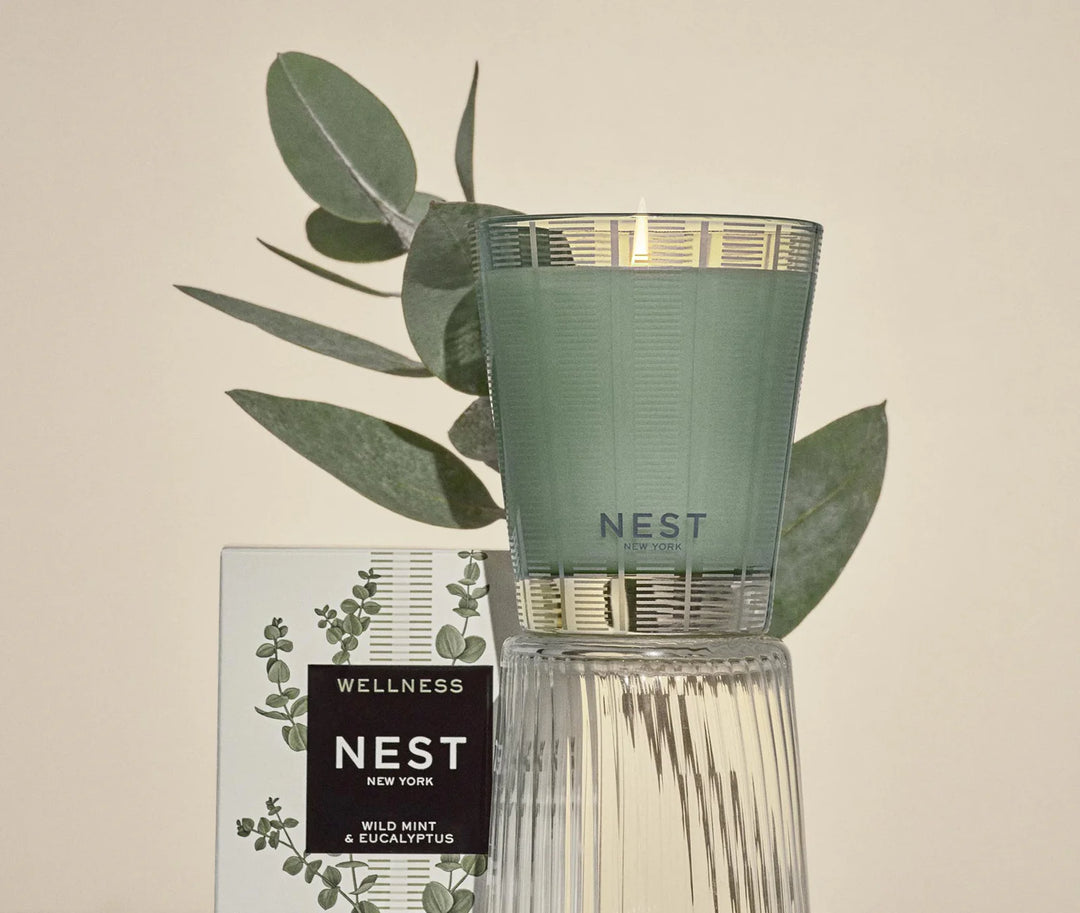 Wild Mint &amp; Eucalyptus Candle - Classic detail