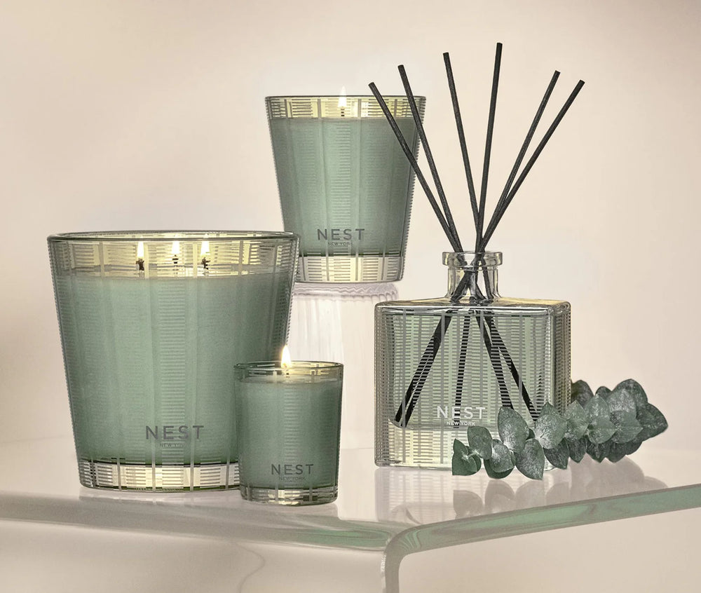 Wild Mint & Eucalyptus Candle - Votive detail